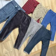 ベビー　パンツ　90 2歳　1歳半　7本　セット　UNIQLO 無印　gap