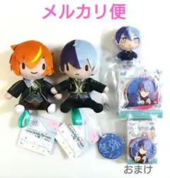 【青柳冬弥／東雲彰人】ふわぷちノクターン【冬弥】くじぷちぬい・アクキー・缶バッジ