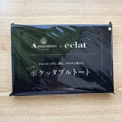 Aquascutum × eclat ポケッタブルトートのサムネイル