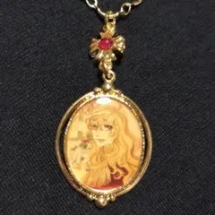 【未使用】ベルサイユのばら　ベルばら　オスカル　ペンダント　ネックレス　★巾着付