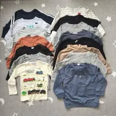 男の子 秋服冬服22着まとめ売り 110cm 子供服 長袖 長ズボン