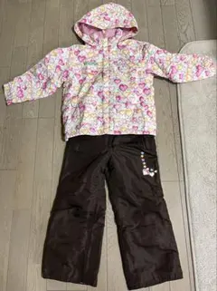 子供用ハート柄スキーウェア 120cm