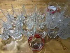 HI-Cグラス×11 コカコーラ×5 三ツ矢×2 レトロ×19個セットグラス