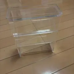 無印良品　アクリルボトルスタンド3段