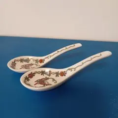 中国景徳鎮　レンゲ2本セットのサムネイル