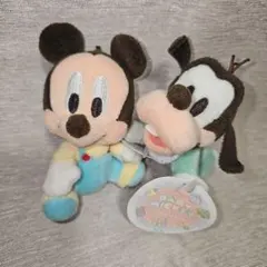ディズニー ベビー ミッキー グーフィbaby ぬいぐるみ マスコット SEGA