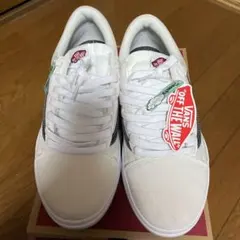 VANS Old Skool Over ホワイト/ブラック 13
