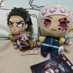 鬼滅の刃 音柱 岩柱 ぬいぐるみ