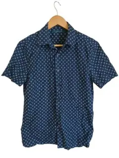 美品PERRY ELLIS☆半袖シャツ 総柄 SizeSのサムネイル
