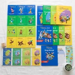 良品✨DWE シングアロング DVD CD テキスト フルセット ディズニー英語