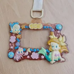 ディズニーシー　希少　ベビーアリエル　マーメイドラグーン　パスケース　ストラップ