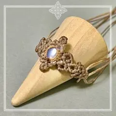 #450 マクラメ ハンドメイド 指輪・リング サイズオーダー