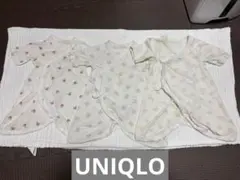 UNIQLO 動物柄　コンビ肌着3枚セット
