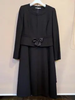 3点セットスーツ（ジャケット、ワンピース、スカート）11号　ネイビー