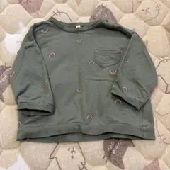 レインボー柄トレーナー サイズ90