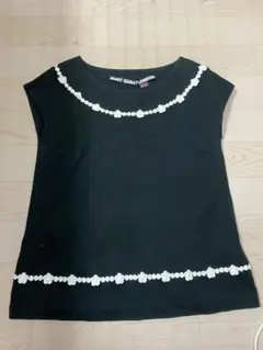 MARY QUANT LONDON ブラック半袖トップス
