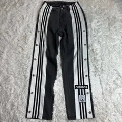 【希少】adidas アディダス トラックデニムパンツ アディブレイク グレーM