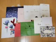 デパコス21点 ショッパー3点まとめ売り デパコス/ブランド ショッパー 紙袋 ショップ袋21点 まとめ売り SALE中