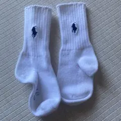 Polo ベビー靴下 ホワイト