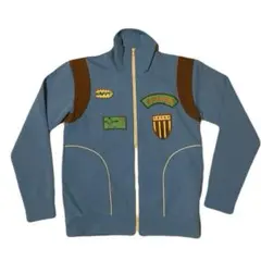 Y2K 00s OLDGAP フルジップアップパーカー ビッグロゴ 平成ギャル