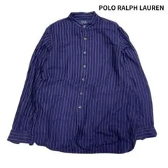POLO RALPH LAUREN ラルフローレン スタンドカラーシャツ リネン