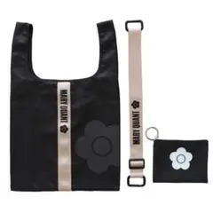 MARY QUANT 3WAY エコバッグ ブラック