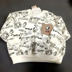 【新品】スヌーピートレーナー　裏起毛　トップス　PEANUTS 95cm
