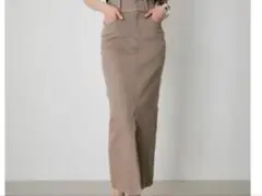 AZUL ハイウエストスリットデニムスカート