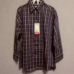 タグ付き✨［ORIHICA］チェック柄シャツ(M)/コットン100%✨