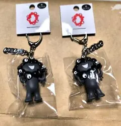 【新品】黒ミャクミャク　キーホルダー　2個セット　大阪万博