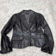 【大人気】23区　ラムレザー　ジャケット　ブラック　40