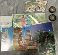 ジブリ三鷹の森ジブリ美術館グッズ手紙セット・ポストカード・シール等