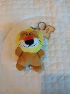 たべっ子どうぶつ 復刻版ぬいぐるみ らいおんチャーム　キーホルダー