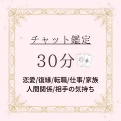 【30分】チャット鑑定⭐︎ゆっくりタロット占い放題