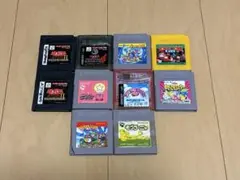【まとめ売り】ゲームボーイ ゲームボーイカラー ソフト 10本