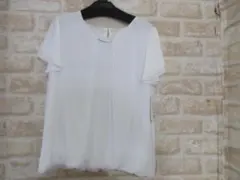 新品　訳アリ　Sサイズ 　Add Rouge　半袖ブラウス　白