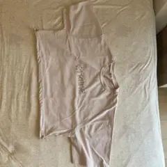 INGNI パールビジュー ロゴTシャツ ピンクベージュ
