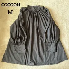 COCOON コクーン　シャツ．ブラウス．チュニック　黒のサムネイル
