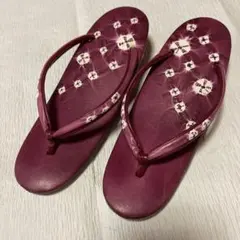 草履 絞り模様 和装履物