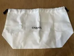 CHANEL ドローストリングバッグ ホワイト