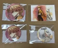 鬼滅の刃 C106 「繋ぐ」「善逸と爺ちゃん」 缶バッジ・ステッカー　4点セット