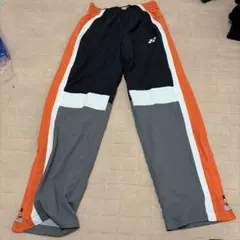 YONEX ウォームアップパンツ オレンジ/黒/グレー