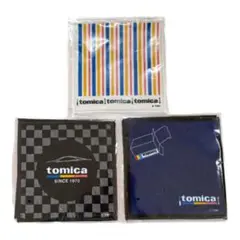 【新品】トミカ ハンカチ 6枚セット 　 （２枚×3種類）