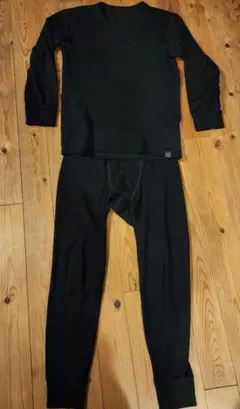 HEATTECH ULTRA WARM 極暖上下セット Sサイズ ブラック
