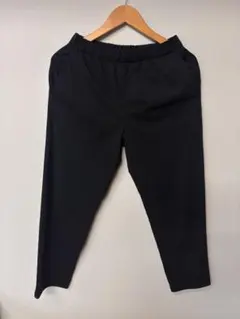 無印/スラックス/きれいめ/ストレッチ/テーパード/ブラック/速乾