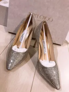 ★超美品！！jimmy choo グリッターパンプス 21.5cm