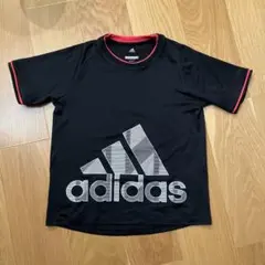 adidas スポーツシャツ　ブラック　Tシャツ 160cm