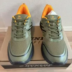 DUNLOP REFINED スニーカー 撥水機能 カーキ 26.5cm