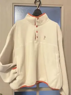 U.S. POLO ASSN. フリースジャケット アイボリー