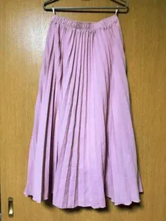 シフォンプリーツロングスカート